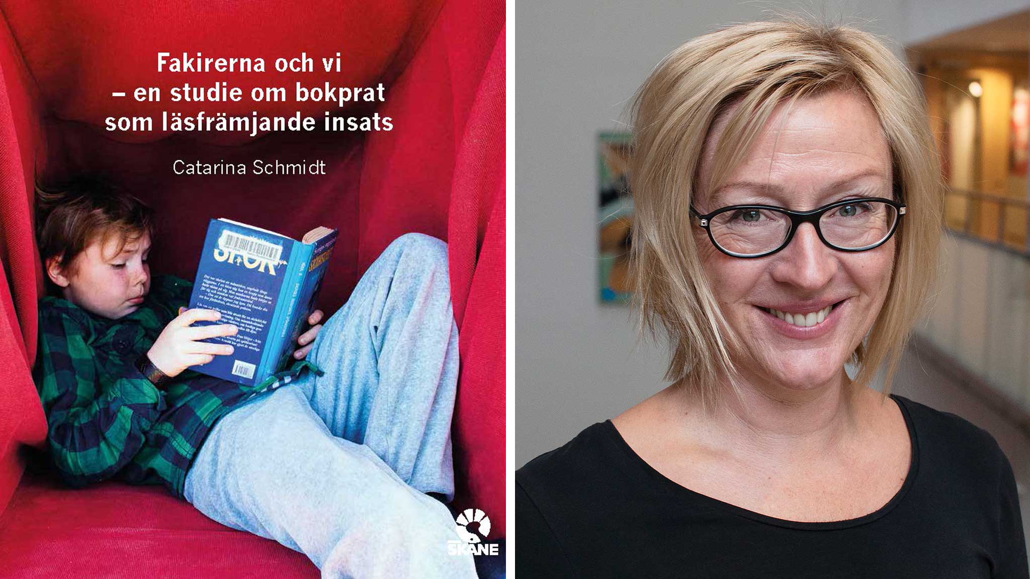 Catarina Schmidt har gjort en rapport om läsfrämjande hos barn. 