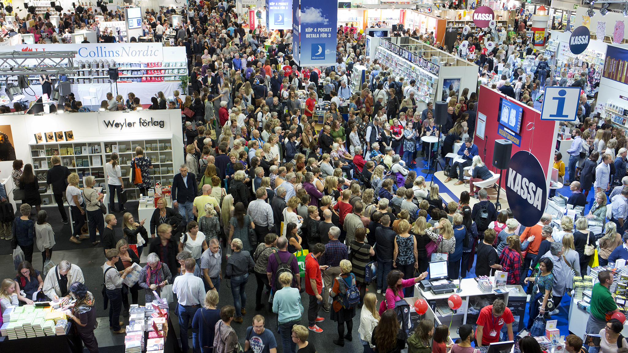 Bokmässan 2015. Foto: Niklas Maupoix