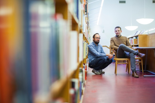 Magnus Bremmer och Klas Ekman sänder från Växjö konserthus i dag kl 14. Foto: Niklas Björling