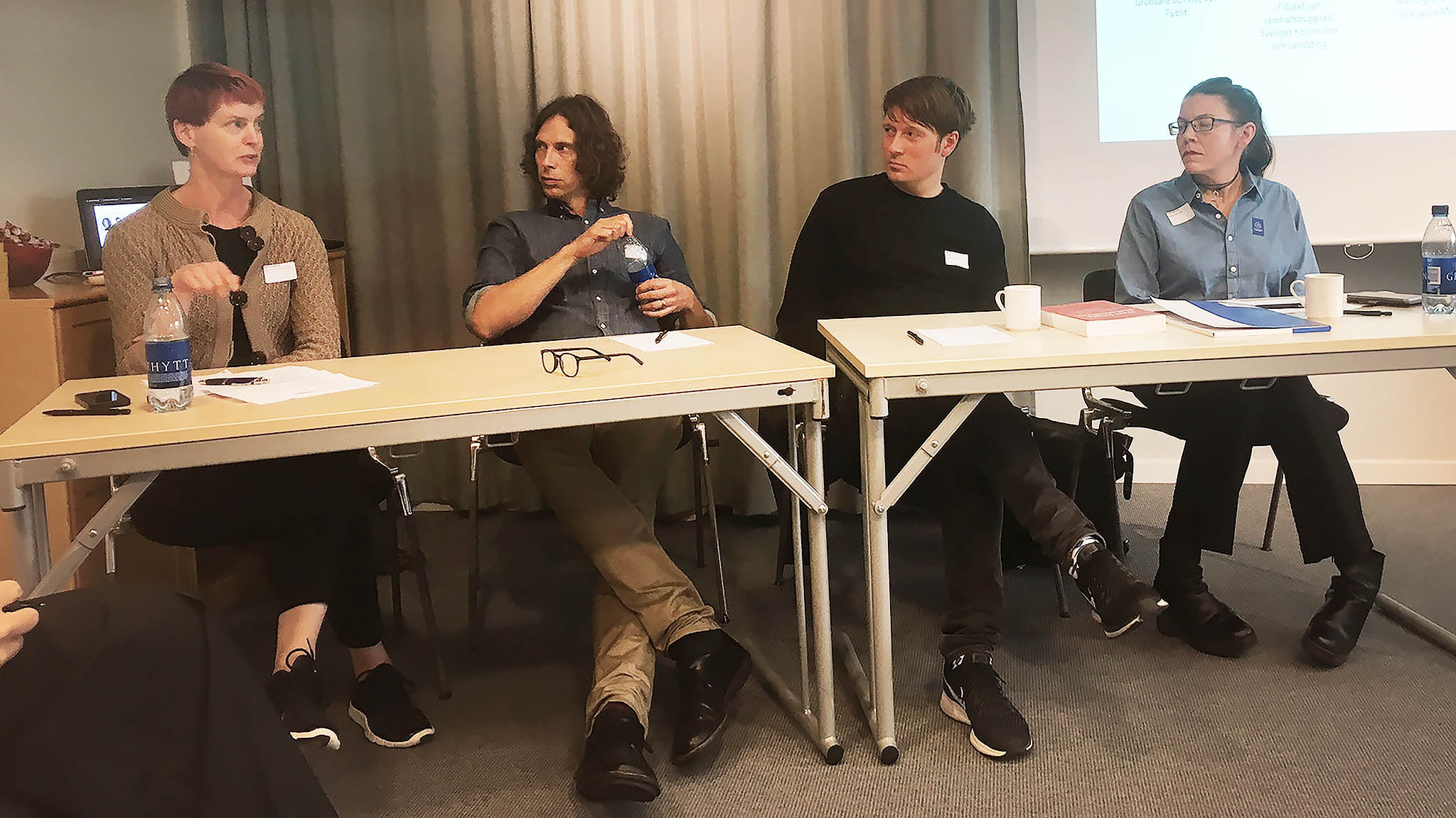 Maria Jacobsson SKL, Per Helin, Publit, Jesper Klein, Miriam Säfrström, KB. Foto: Thord Eriksson