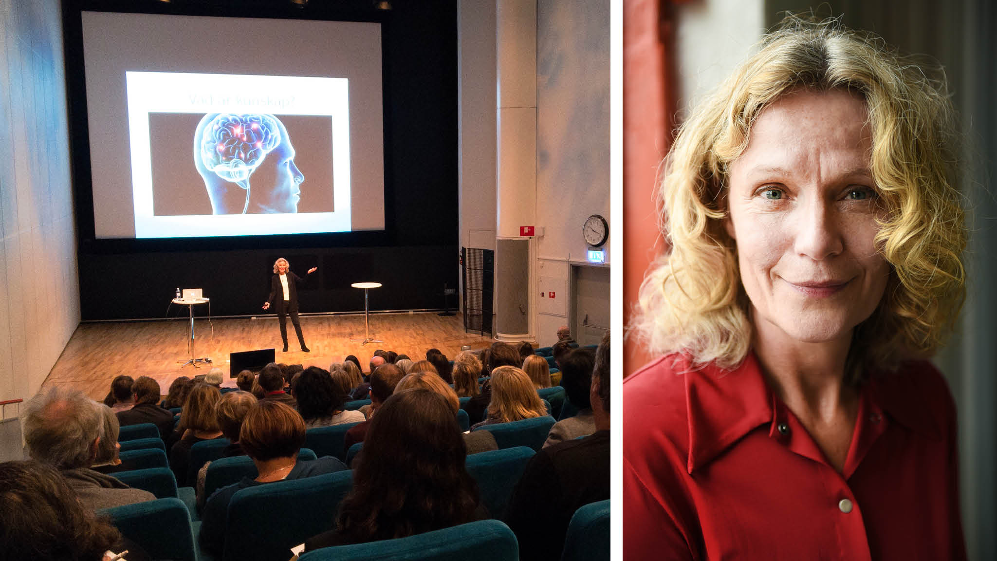 Åsa Wikforrs var en av föreläsarna på Bibliotekstinget. Foto: Amelie Serlin och Stina Loman