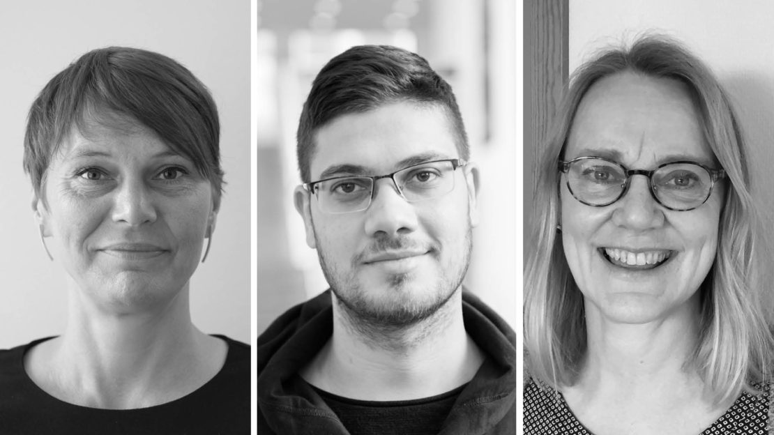 Cinna Svensson, Omar Halawani och Åsa Liliefeldt. Foto: Erik Berg, Erik Leo och Katja Lehman 