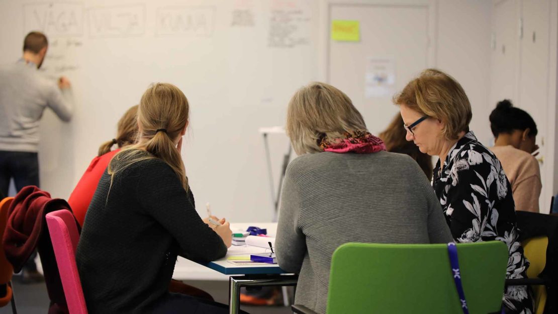 Första utbildningstillfället hölls i slutet av januari. Foto: Petter Odevall.