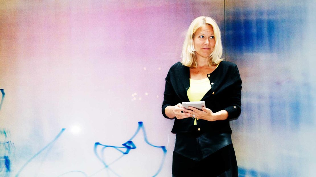 "Jag ska vara både smörjmedel och blåslampa", säger regeringens chief digital officer Åsa Zetterberg om sin uppdragsbeskrivning. Foto: Ylva Sundgren.