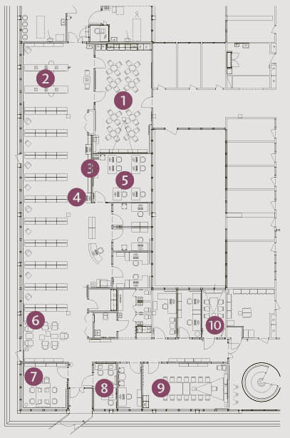 Se modellen i större format på sidan 33 här: https://biblioteksbladet.stage.io-ext.se/app/uploads/2018/11/1808bbl.pdf. Grafik: Sweco Architects