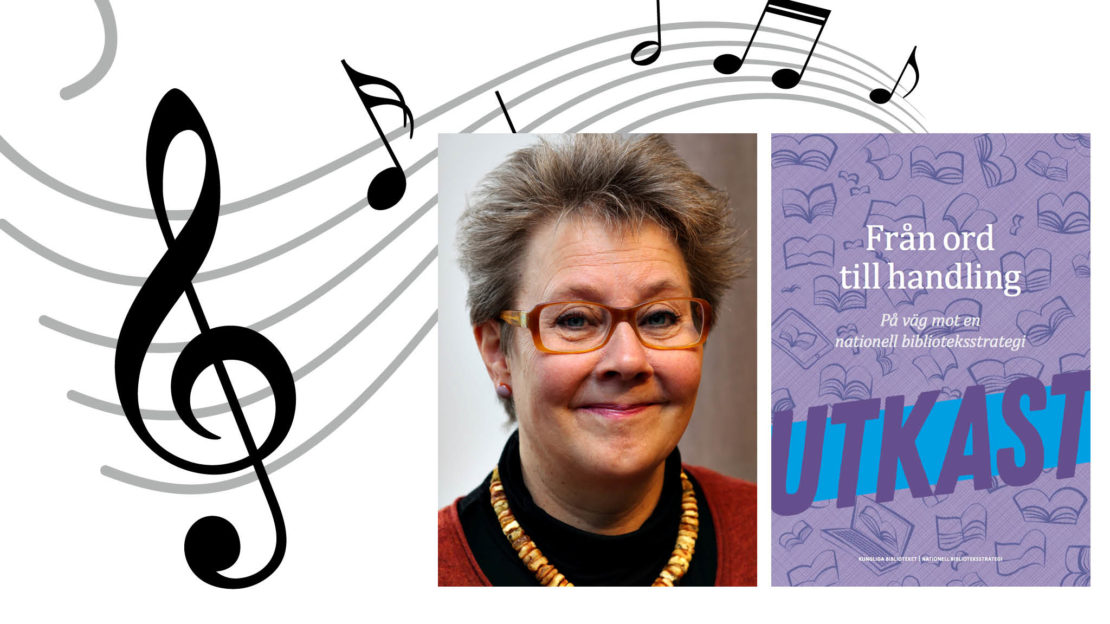 Pia Shekhter är ordförande i Svenska musikbiblioteksföreningen. Foto: Håkan Granath.